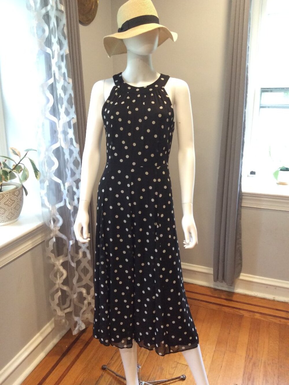 Tommy Hilfiger Polka Dot Midi Dress
